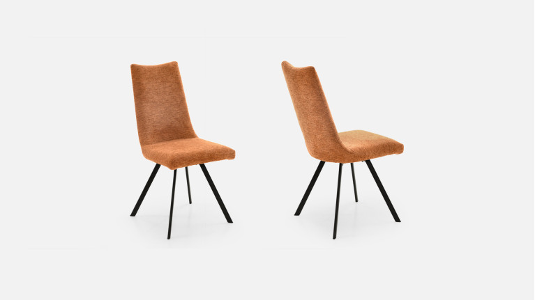 Chaise STELLA en tissu | Design moderne et assise confortable