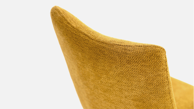 Chaise STELLA en tissu | Design moderne et assise confortable