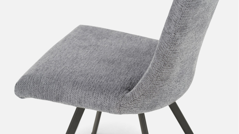 Chaise STELLA en tissu | Design moderne et assise confortable