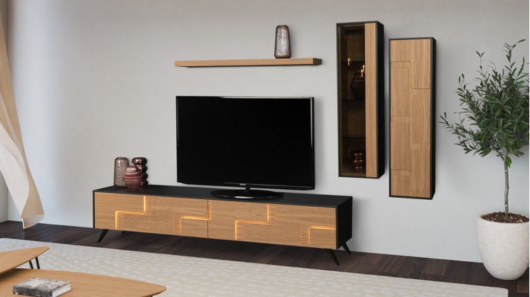 Meuble TV 2 portes...