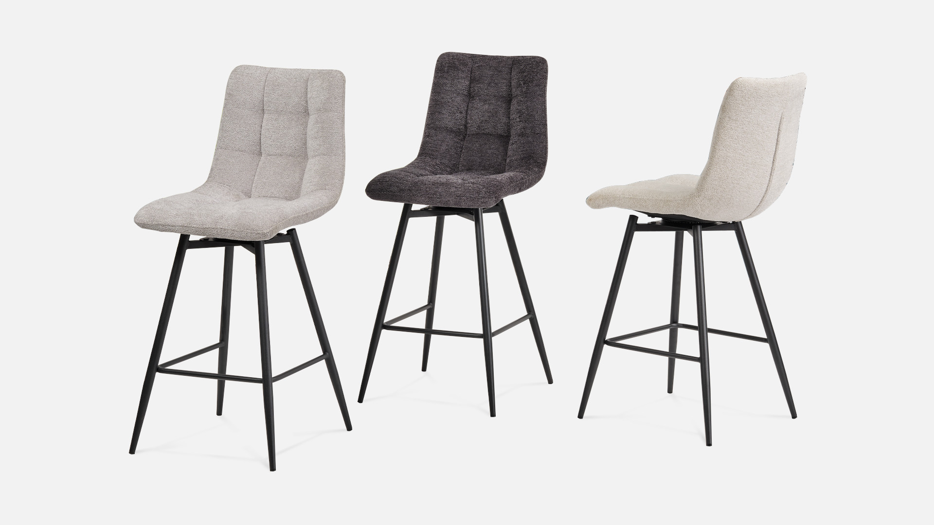 Tabouret de bar ANGELO | Design élégant et assise confortable