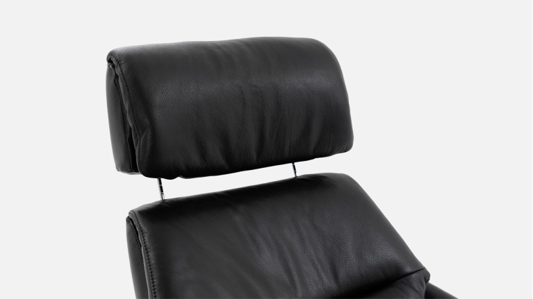 Fauteuil relaxation manuelle cuir JULIO | Confort et élégance