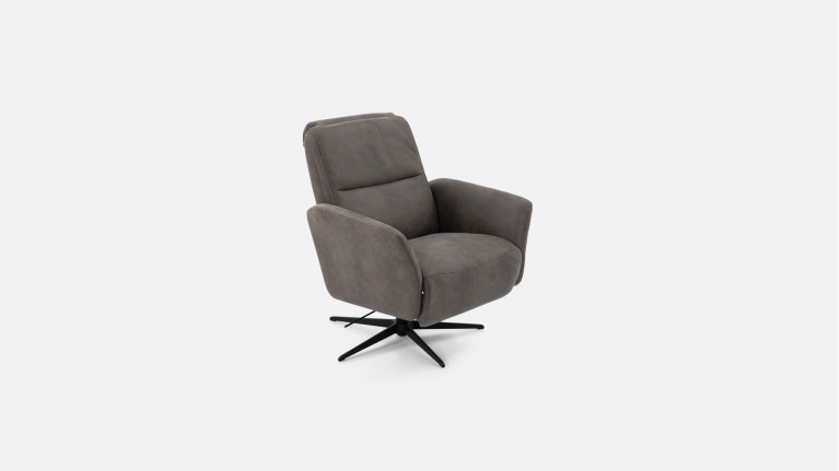 Fauteuil relaxation manuelle HIPSTER | avec têtière et repose-pieds
