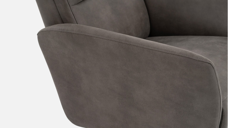 Fauteuil relaxation manuelle HIPSTER | avec têtière et repose-pieds