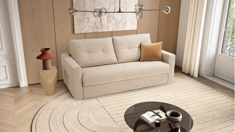 Canapé convertible tissu TUCA | Allure contemporaine