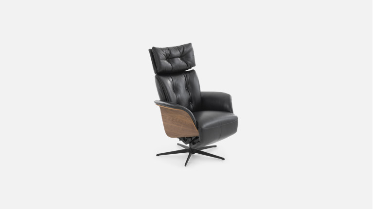 Fauteuil relaxation électrique cuir DETROIT