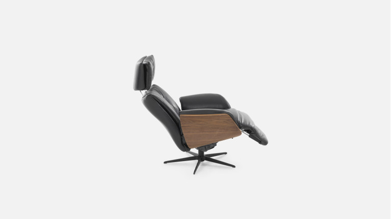 Fauteuil relaxation électrique cuir DETROIT