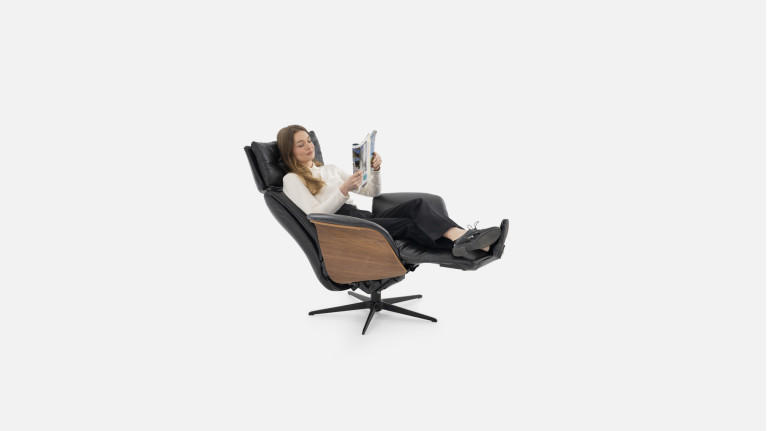 Fauteuil relaxation électrique cuir DETROIT