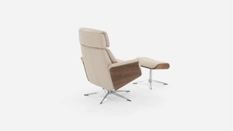 Fauteuil relaxation manuelle cuir JULIO | Confort et élégance