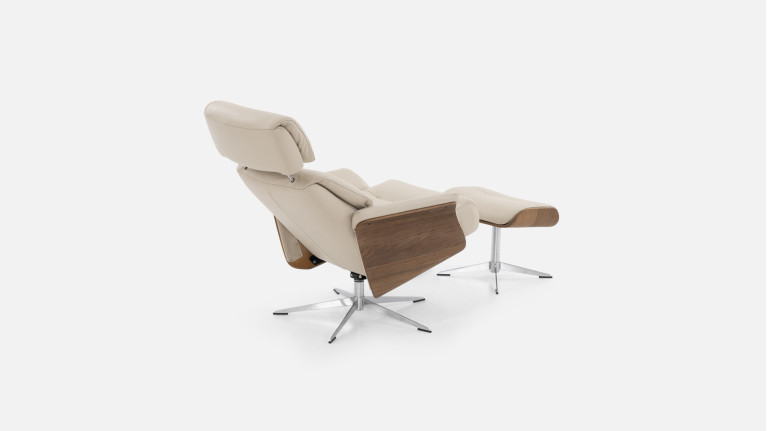 Fauteuil relaxation manuelle cuir JULIO | Confort et élégance