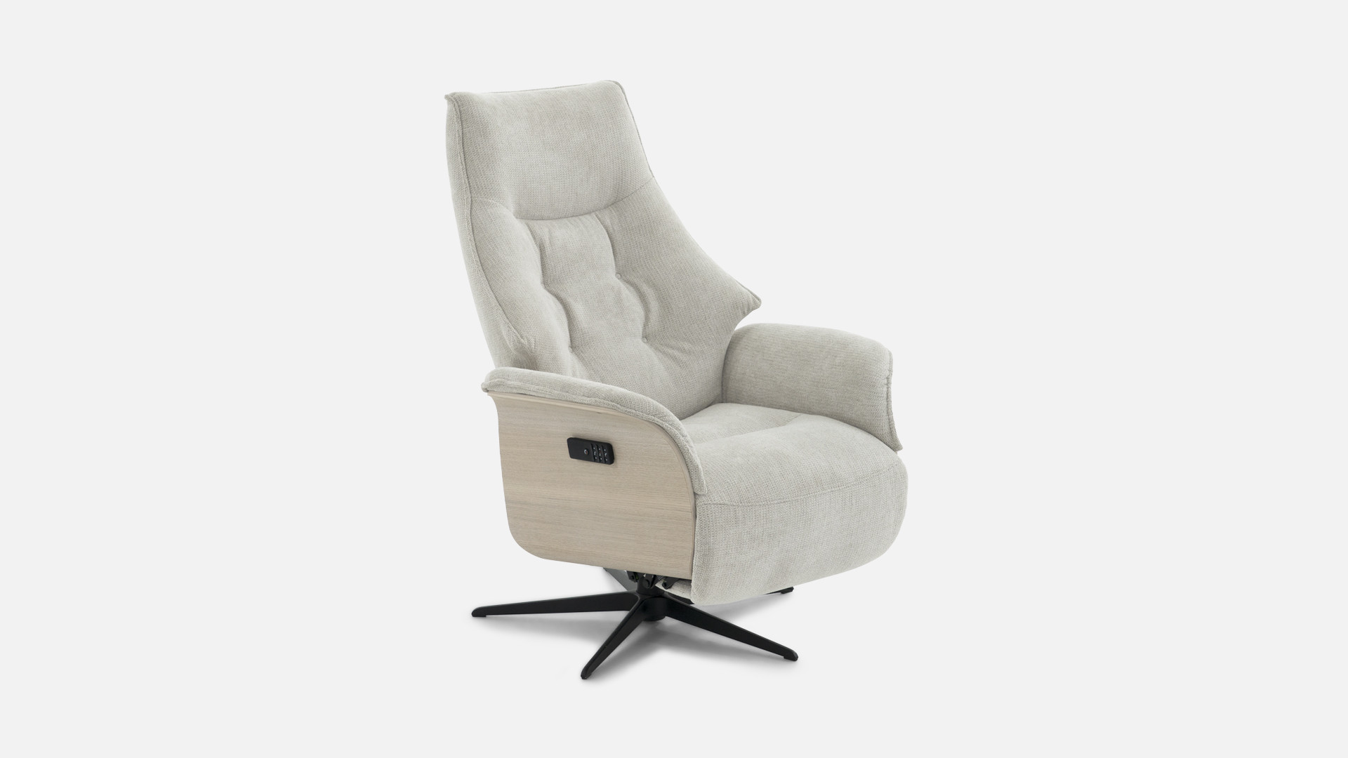 Fauteuil relax électrique tissu LONDON | Technologie et bien-être