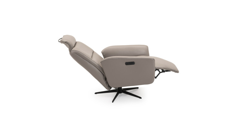 Fauteuil relaxation électrique HIPSTER | avec têtière et repose-pieds