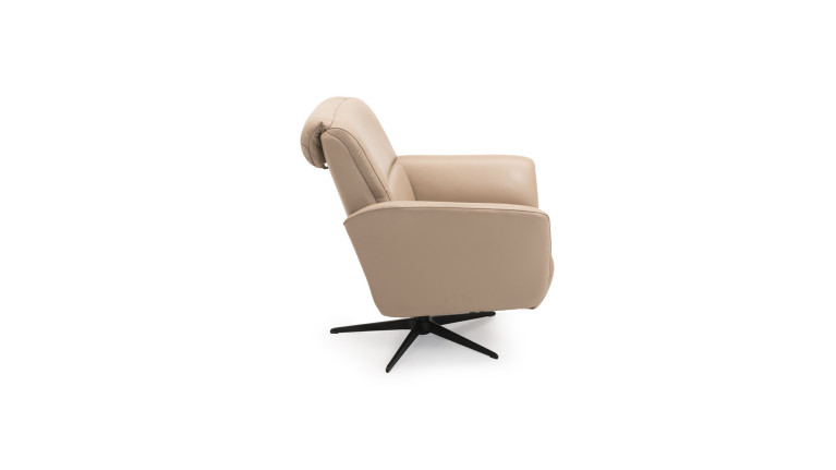 Fauteuil relaxation manuelle HIPSTER | avec têtière et repose-pieds