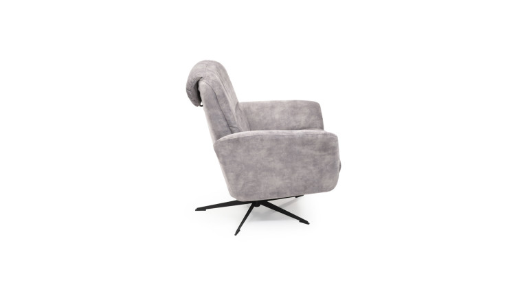 Fauteuil relaxation manuelle HIPSTER | avec têtière et repose-pieds
