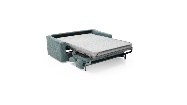 Canapé convertible avec têtières tissu TUCA | Allure contemporaine