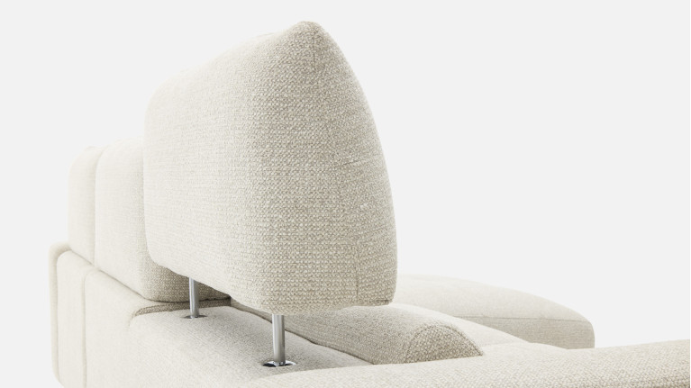 Canapé d'angle relax tissu MARTY | Élégance et confort sur-mesure
