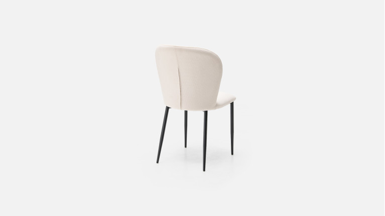 Chaise dossier haut, pour salle à manger, confortable, Shell
