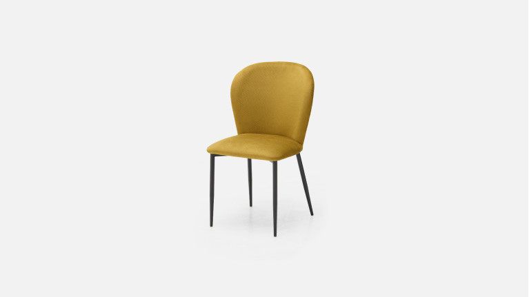 Chaise dossier haut, pour salle à manger, confortable, Shell