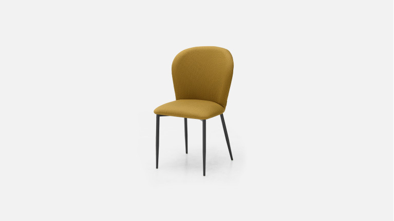 Chaise dossier haut, pour salle à manger, confortable, Shell
