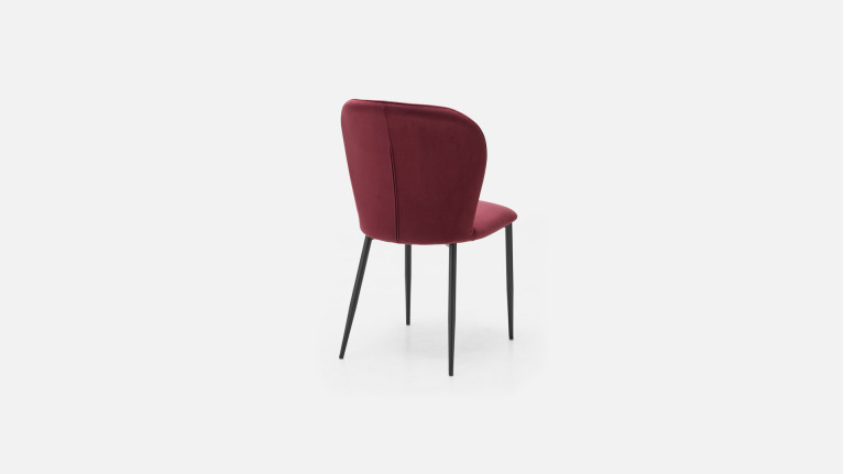 Chaise dossier haut, pour salle à manger, confortable, Shell