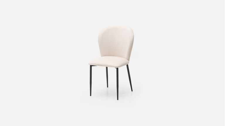 Chaise dossier haut, pour salle à manger, confortable, Shell