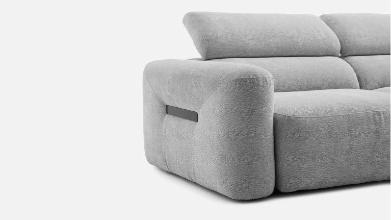 Canapé droit avec relaxation électrique RÉVÉLATION