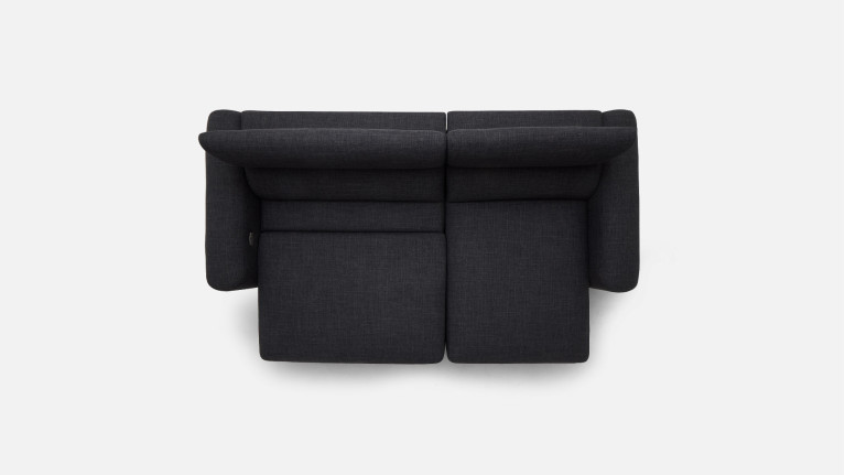 Canapé d’angle relaxation électrique en tissu  RÉVÉLATION
