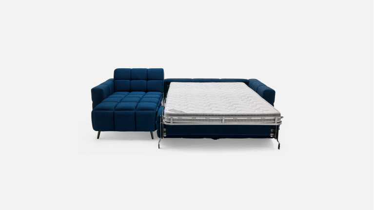 Canapé d'angle convertible tissu TETRIS | Design contemporain