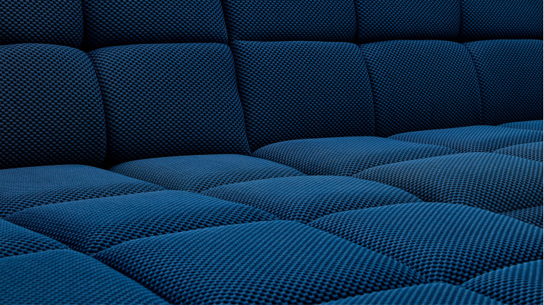 Canapé d'angle convertible tissu TETRIS | Design contemporain