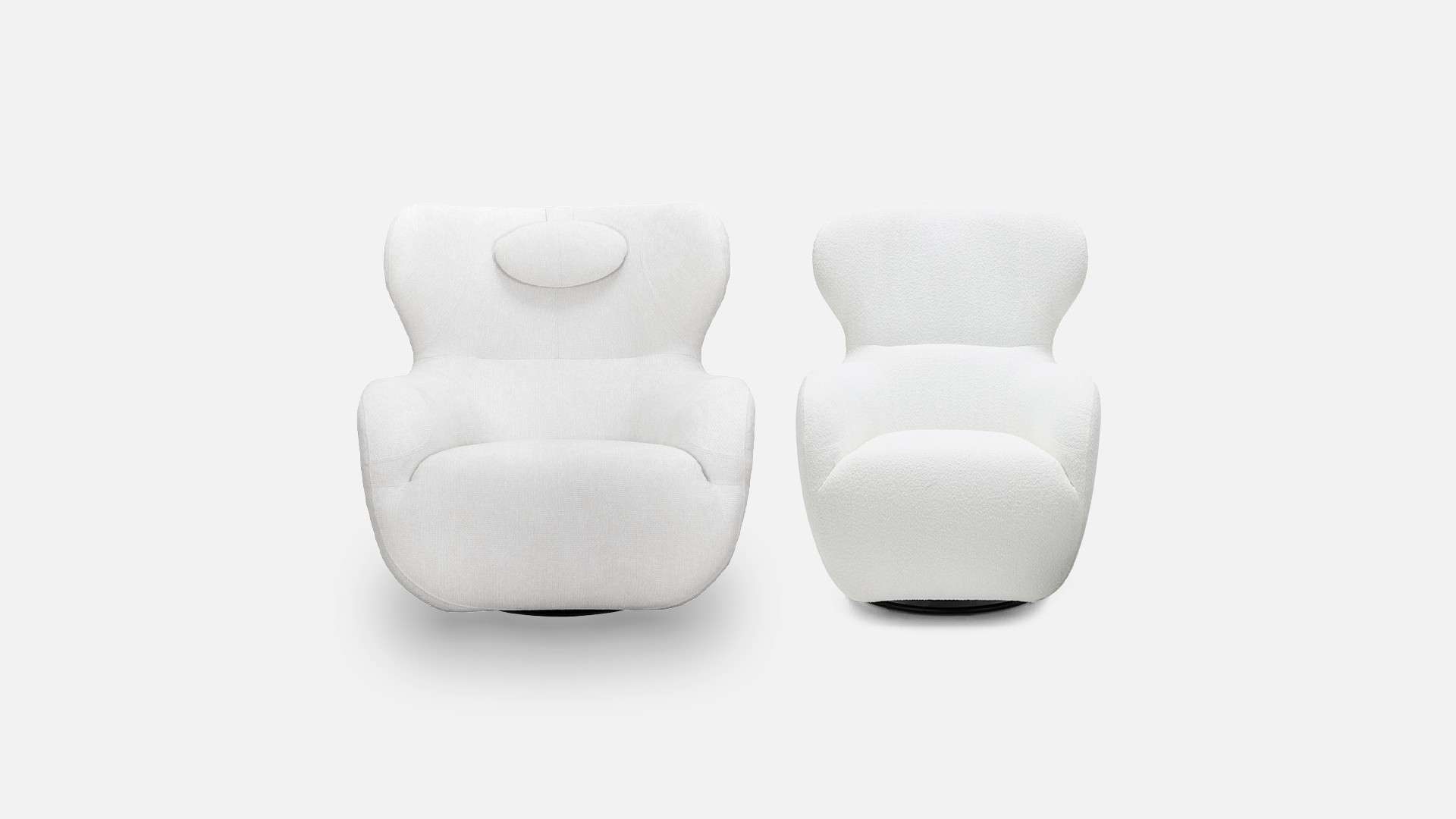 Fauteuil MINI COCOON pivotant | Confort compact et enveloppant