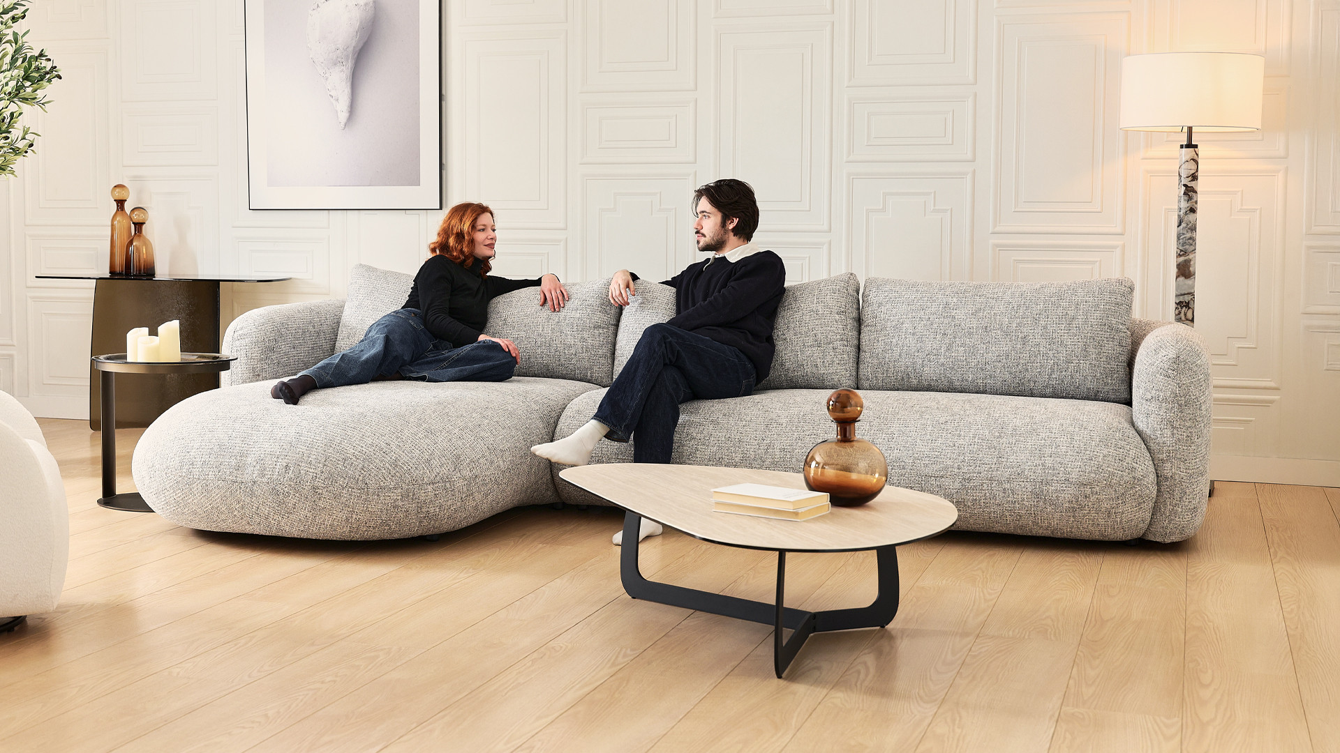 Canapé d’angle ASTRAL | Design fluide & modulable