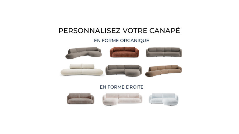 Canapé d’angle ASTRAL | Design fluide & modulable