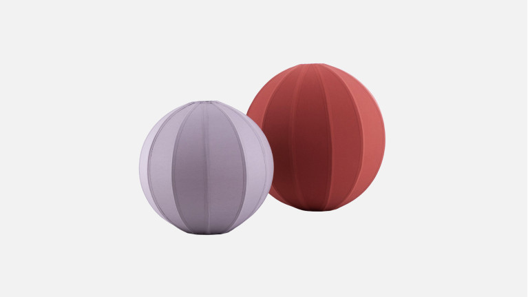 Lampe BOOM en lin | Globe lumineux design