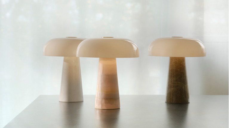 Lampe GLOSSY MINI en marbre | Lampe design nordique