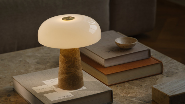 Lampe GLOSSY MINI en marbre | Lampe design nordique