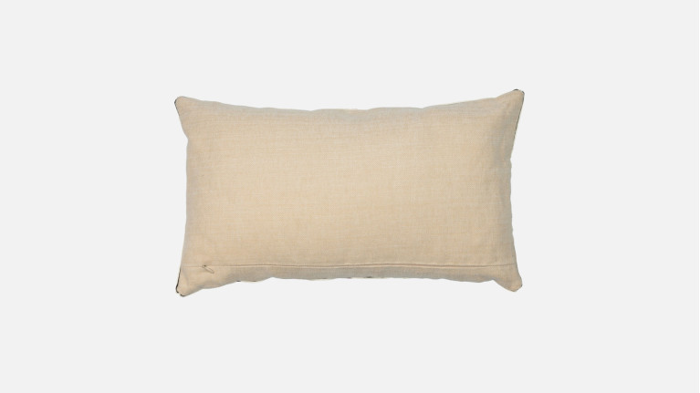 Coussin JOSHUA brodé | Coussin rayé 30x50 cm