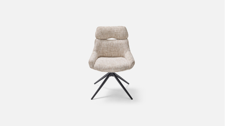 Chaise pivotante 360° CHAPO – Assise enveloppante, retour auto