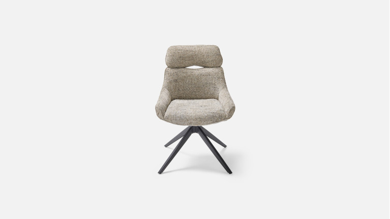 Chaise pivotante 360° CHAPO – Assise enveloppante, retour auto