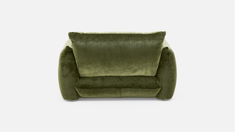 Fauteuil VELVETTE, fauteuil aux formes généreuses