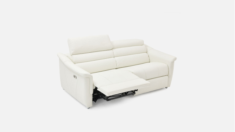 Canapé WINSTON relax convertible cuir confort 2-en-1