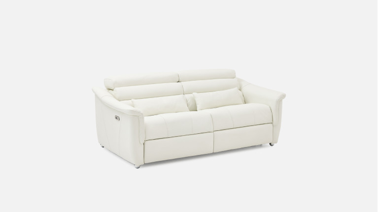 Canapé WINSTON relax convertible cuir confort 2-en-1