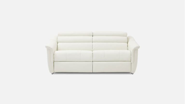 Canapé WINSTON relax convertible cuir confort 2-en-1