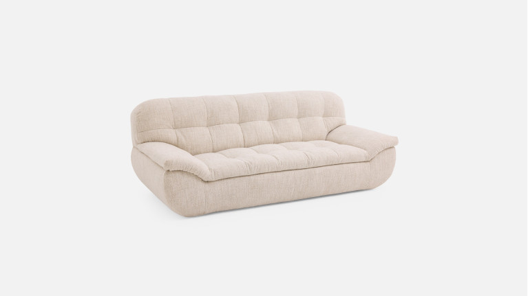 Canapé tissu PLAZA confort moelleux et design chaleureux
