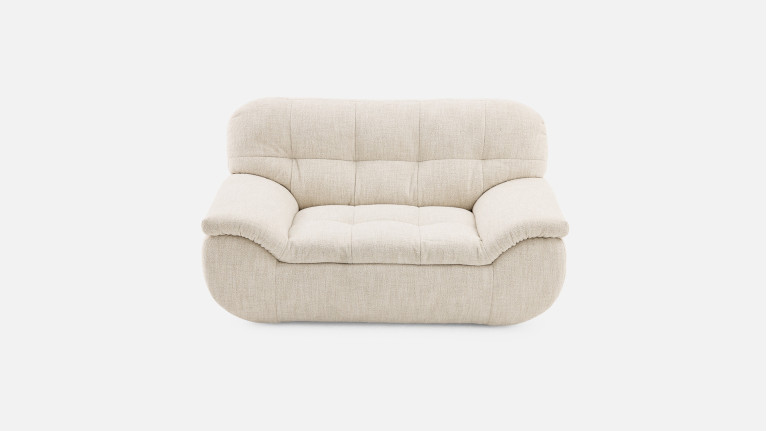 Fauteuil PLAZA confort moelleux et design chaleureux