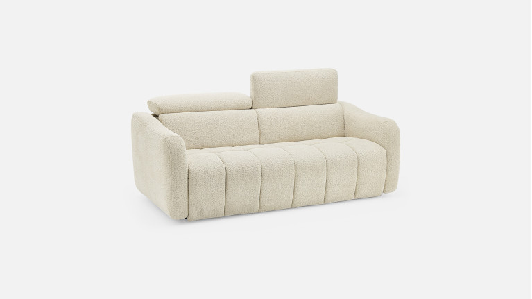 Canapé convertible GLORIA tissu confortable et couchage quotidien