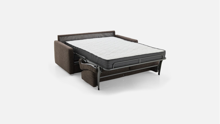 Canapé convertible tissu EMILIE gain de place confortable