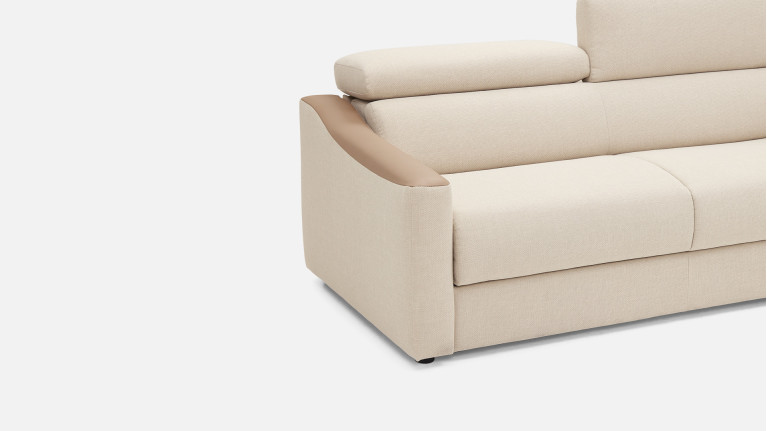 Canapé convertible STRIKE – Tissu, 4 tailles, confort quotidien