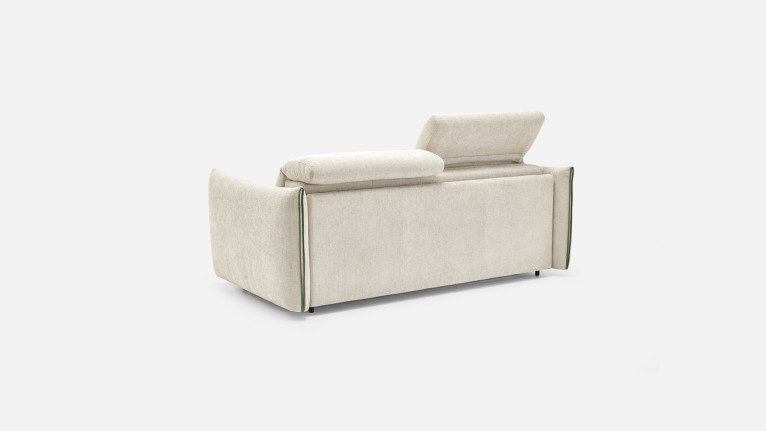 Canapé convertible FOX – Tissu, 4 tailles, matelas 18 cm