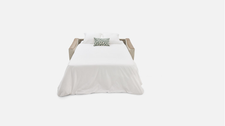 Canapé d'angle convertible STRIKE tissu – Chaise longue et matelas HR
