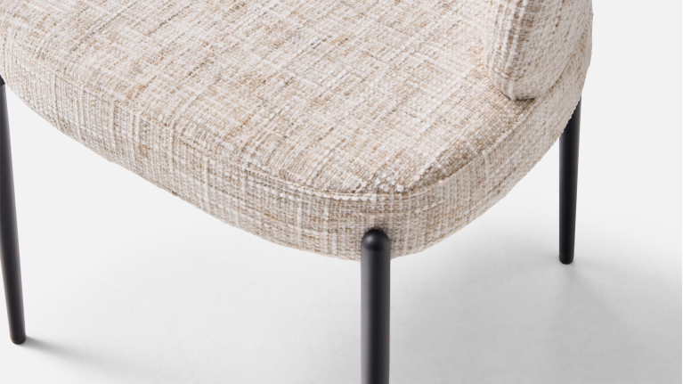 Fauteuil de table TOPAZE – Dossier ajouré, confort supérieur
